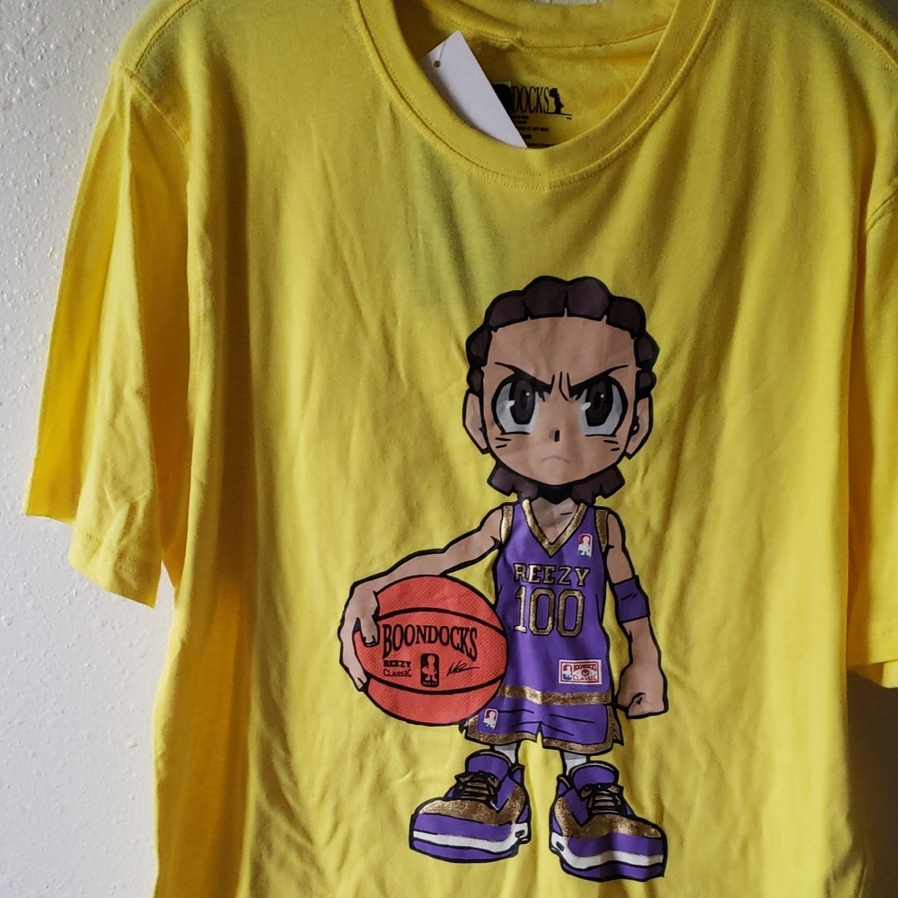 Rue21 Yellow Kids Tee with Cartoon Graphic